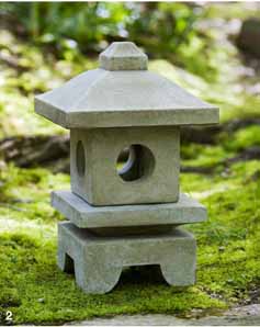 Cast Stone Oriental Lantern